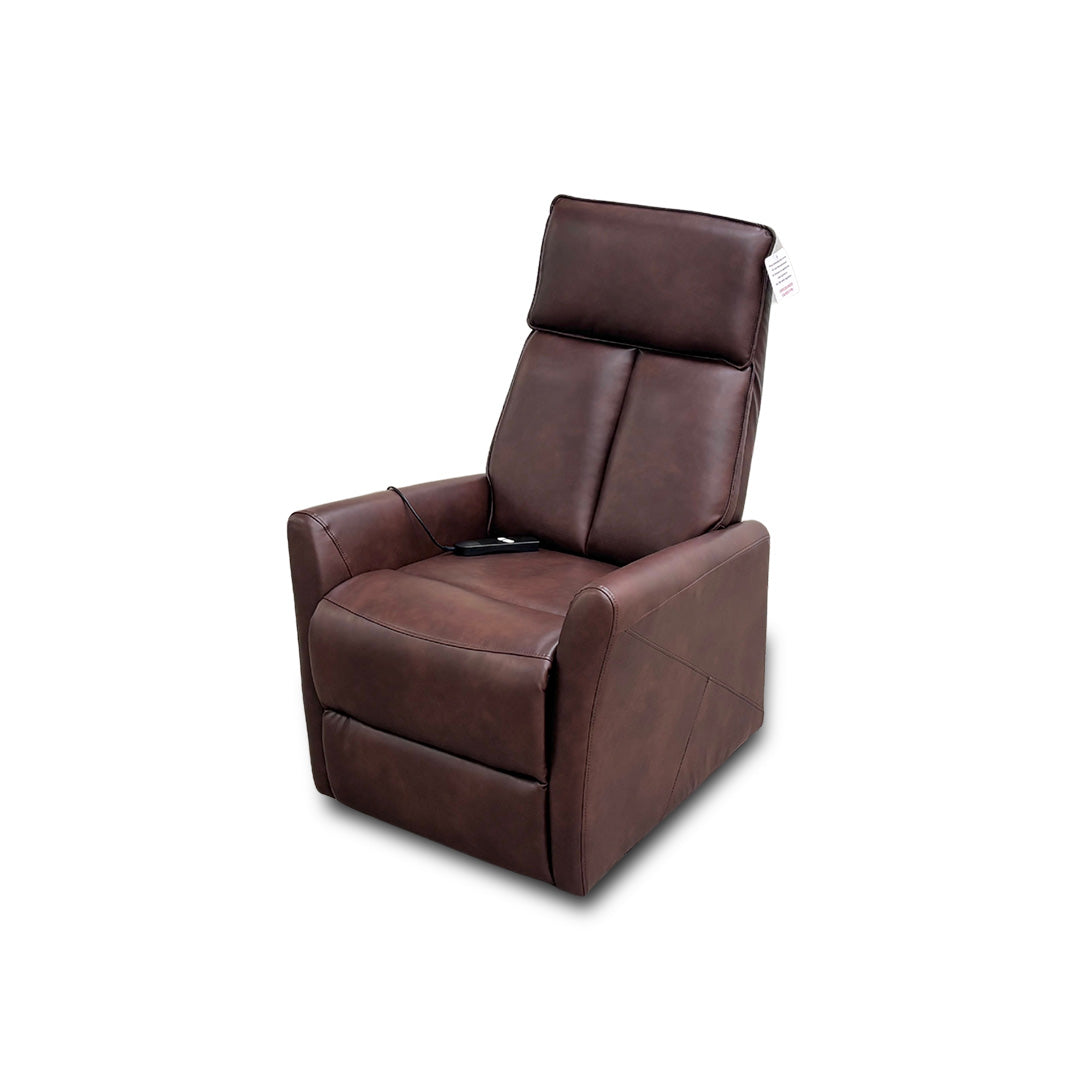 ‘Lomon’ Tan Brown Faux Leather Lift & Rise Chair