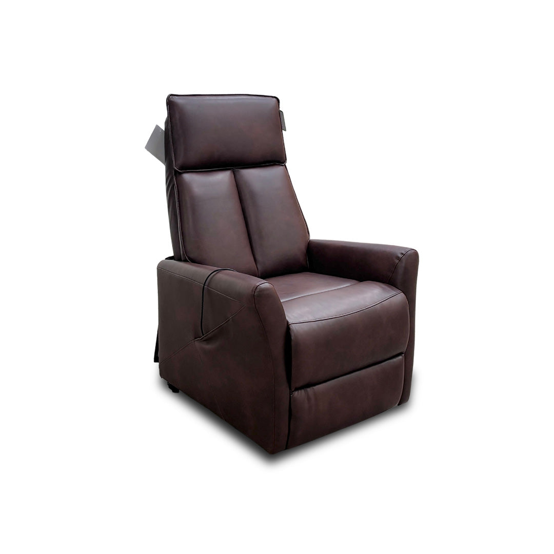 ‘Lomon’ Tan Brown Faux Leather Lift & Rise Chair
