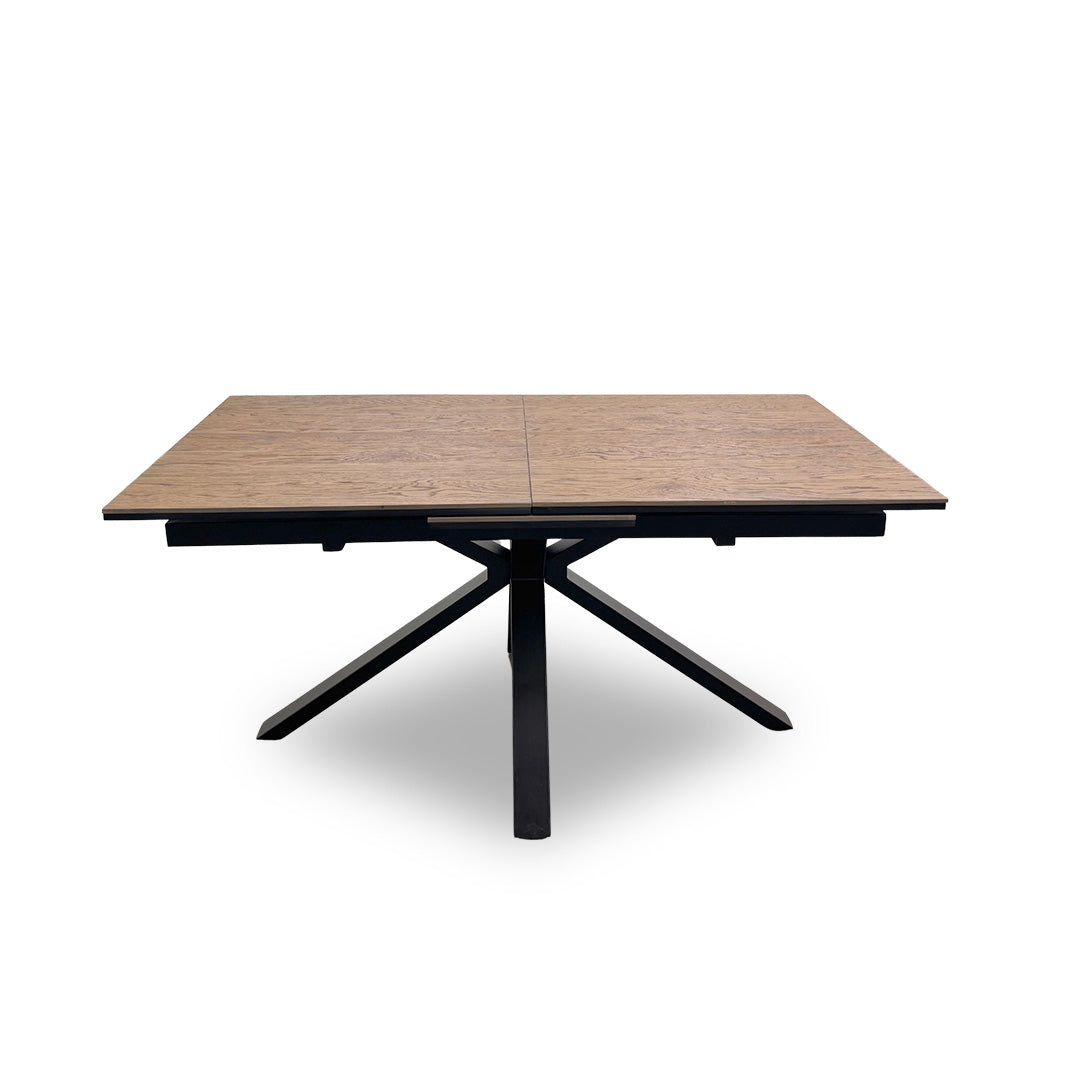 ‘Saturn’ Solid Oak Pop-up Extending Dining Table