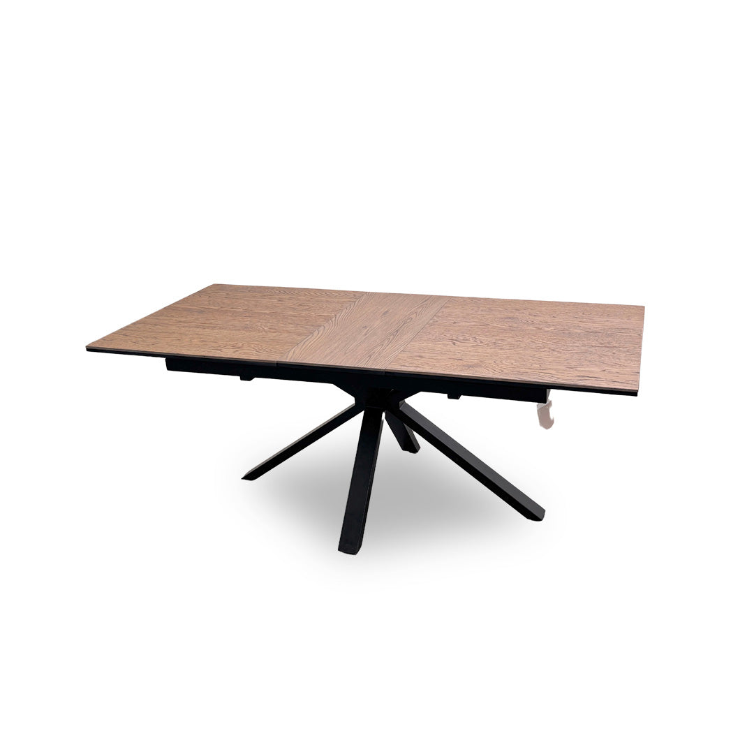 ‘Saturn’ Solid Oak Pop-up Extending Dining Table