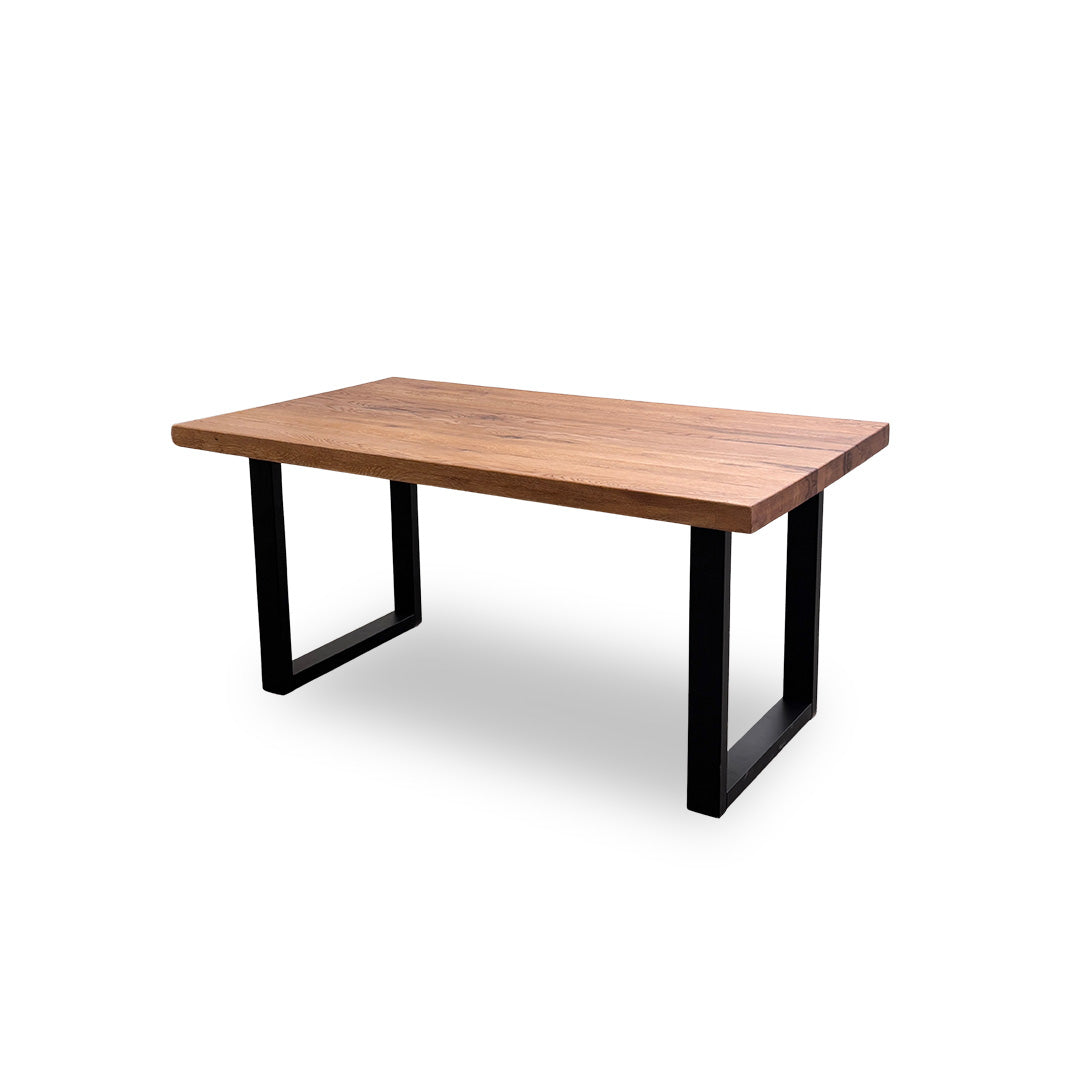 Bodahl Compact ‘Terra’ 52 Natura Bianca 160cm Straight Edge Dining Table with U-Shaped Legs