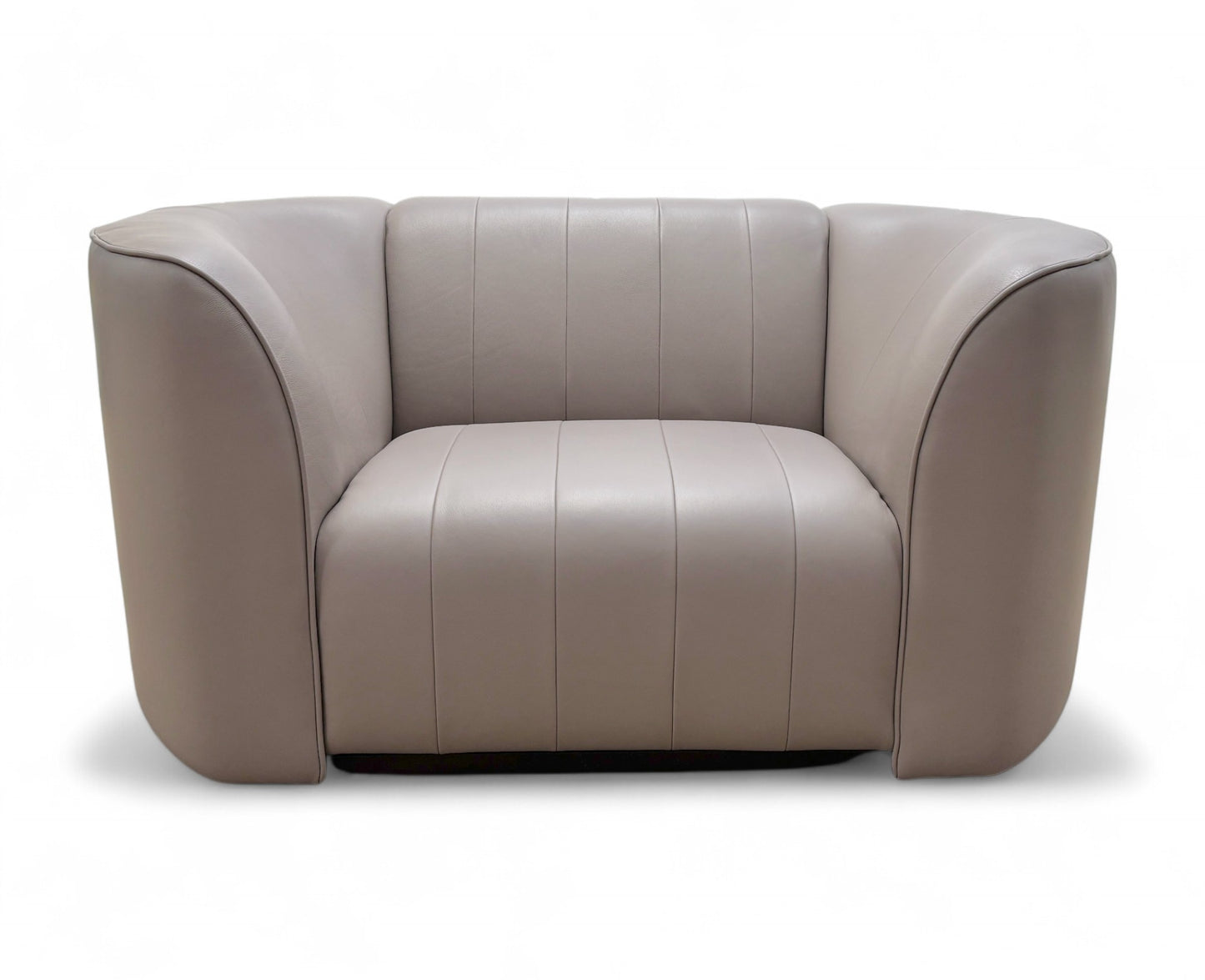 ‘The Fitzrovia' Latte Leather Chair