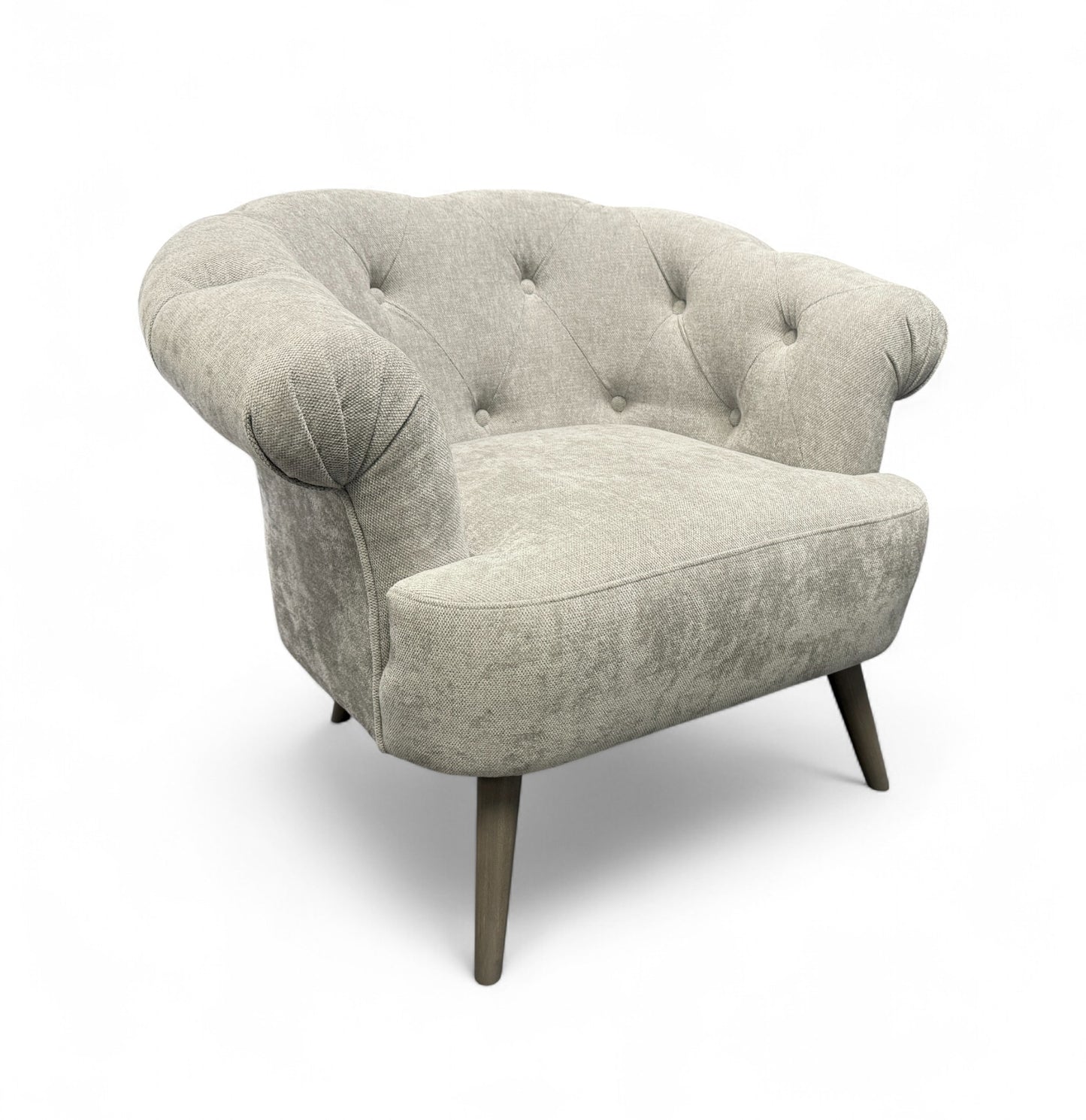 ‘Libertie’ Silver Catalina Chenille Accent Chair