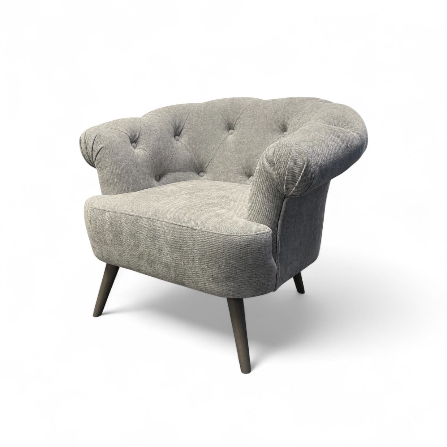 ‘Libertie’ Silver Catalina Chenille Accent Chair