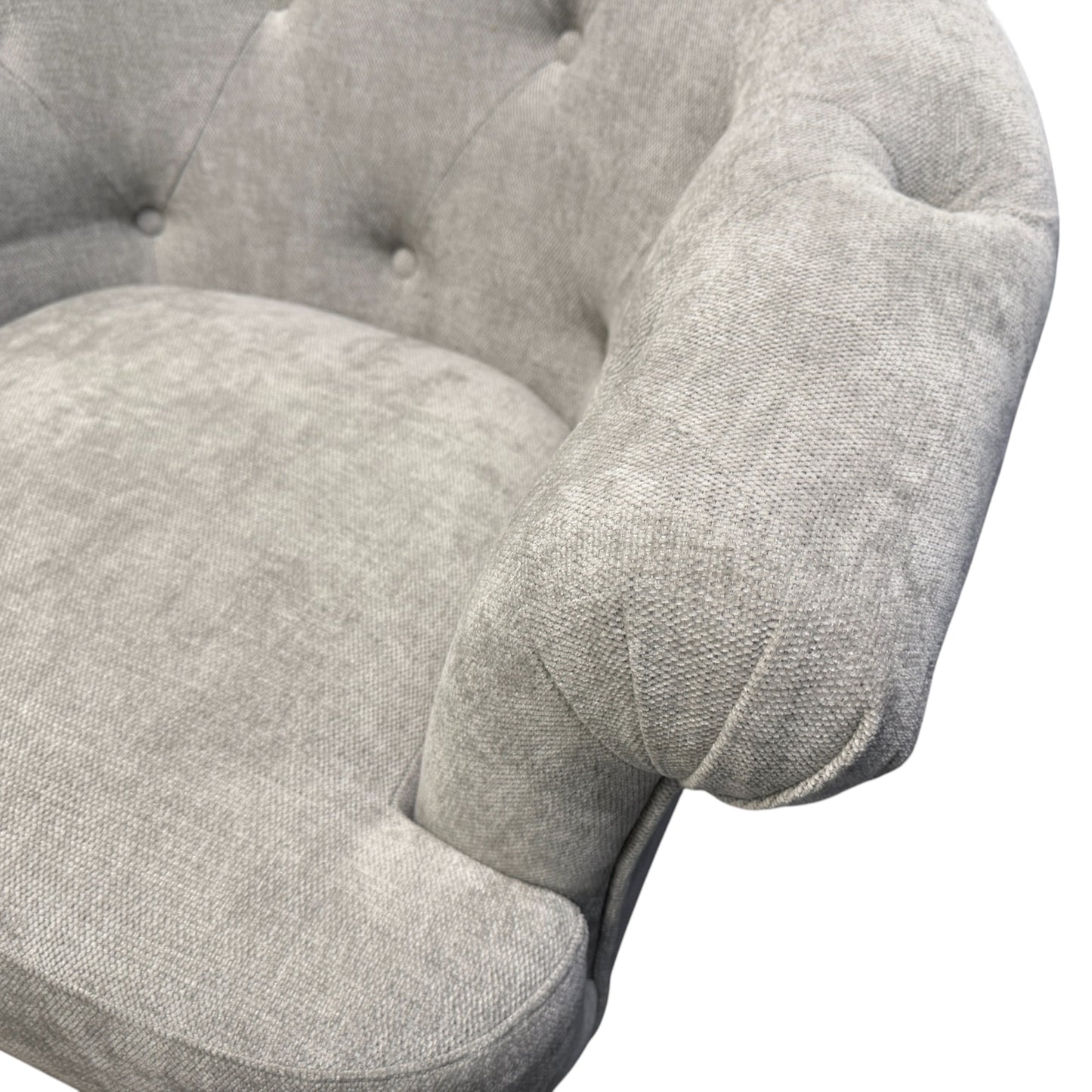 ‘Libertie’ Silver Catalina Chenille Accent Chair