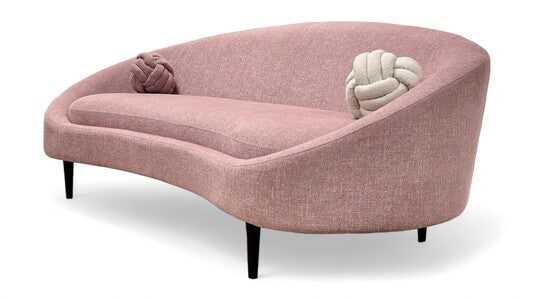 ‘Maria' Myra Blush Fabric 3 Seater Sofa