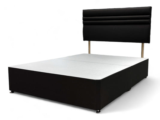 ‘Roma’ Ebony Fabric King Bed