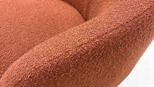 ‘Shelbie’ Rust Fabric Accent Chair