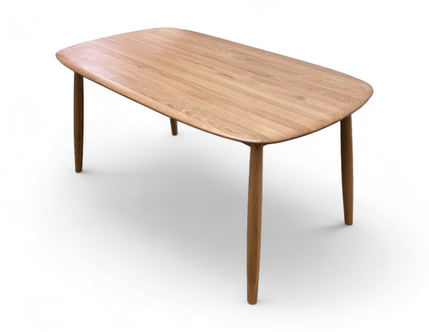 ‘Stockholm’ Solid Oak Fixed Dining Table