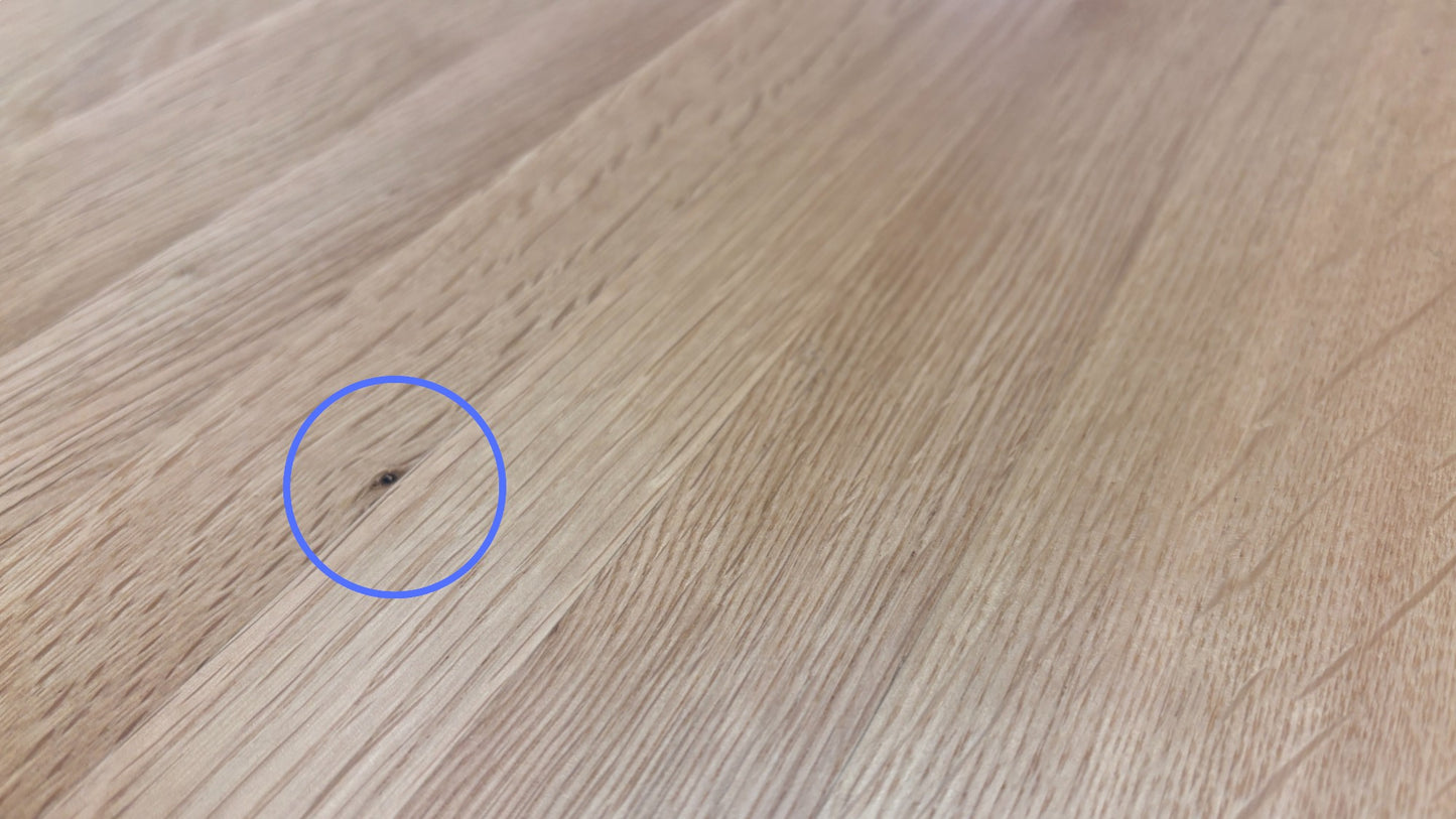 ‘Stockholm’ Solid Oak Fixed Dining Table