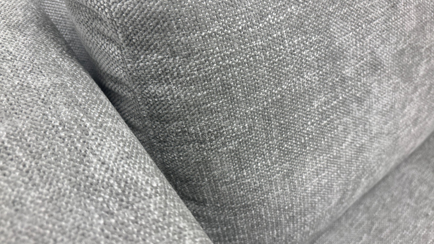 ‘Strand’ Grey Linen Look Chenille All Over Chair