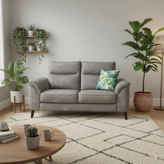 ‘Morgan' Dexter Mocha 43504 Velvet 2 Seater Sofa