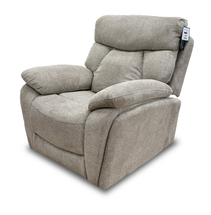 ‘Havana’ Stone Fabric Power Recliner Armchair