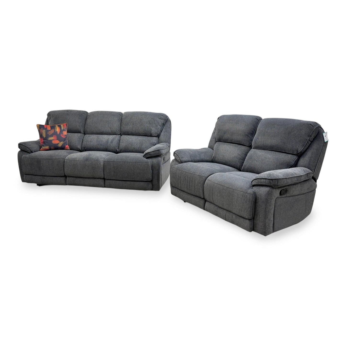 Side profile of the Costa 2-seater sofa showing the cushioned back and seat depth.