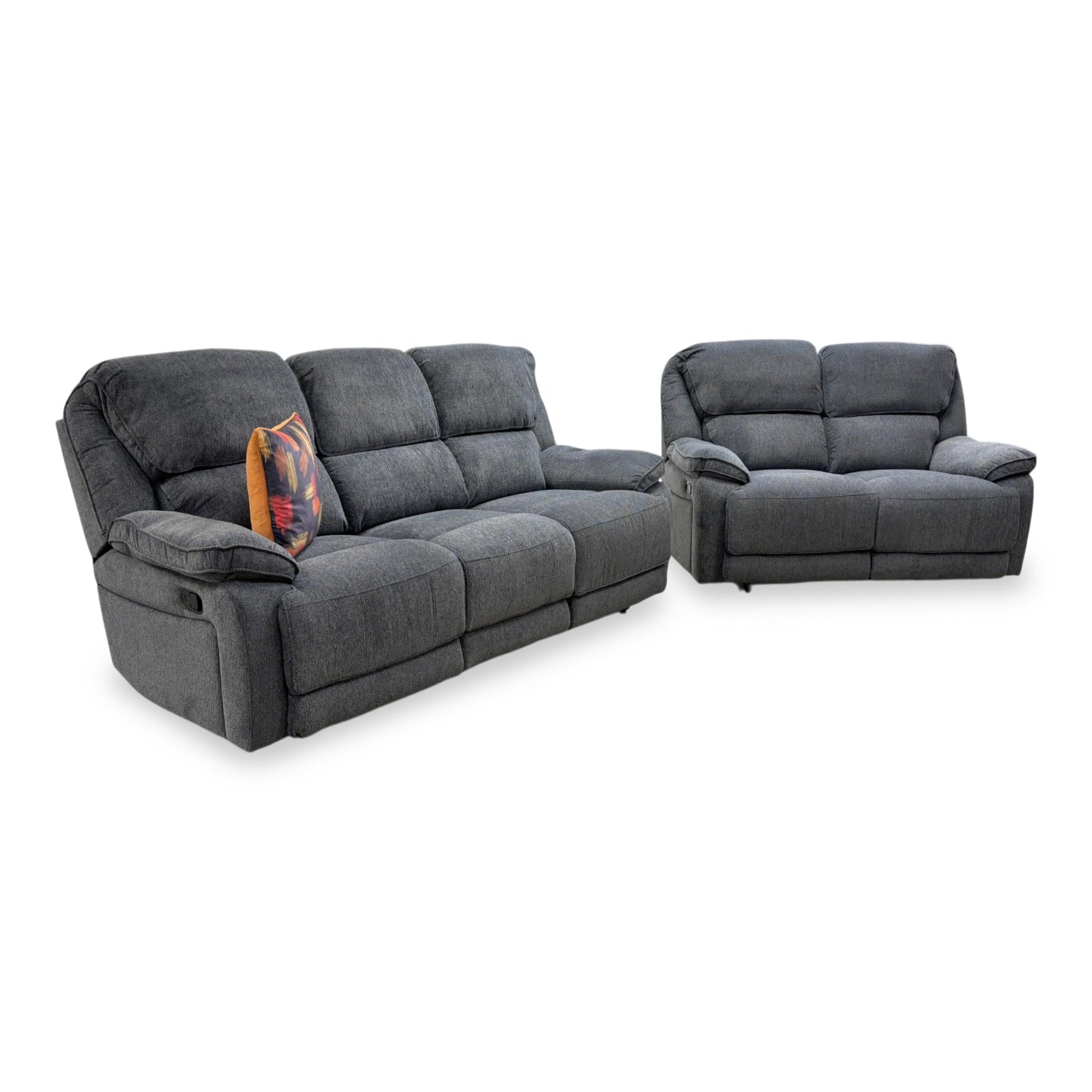 Side profile of the Costa 2-seater sofa showing the cushioned back and seat depth.