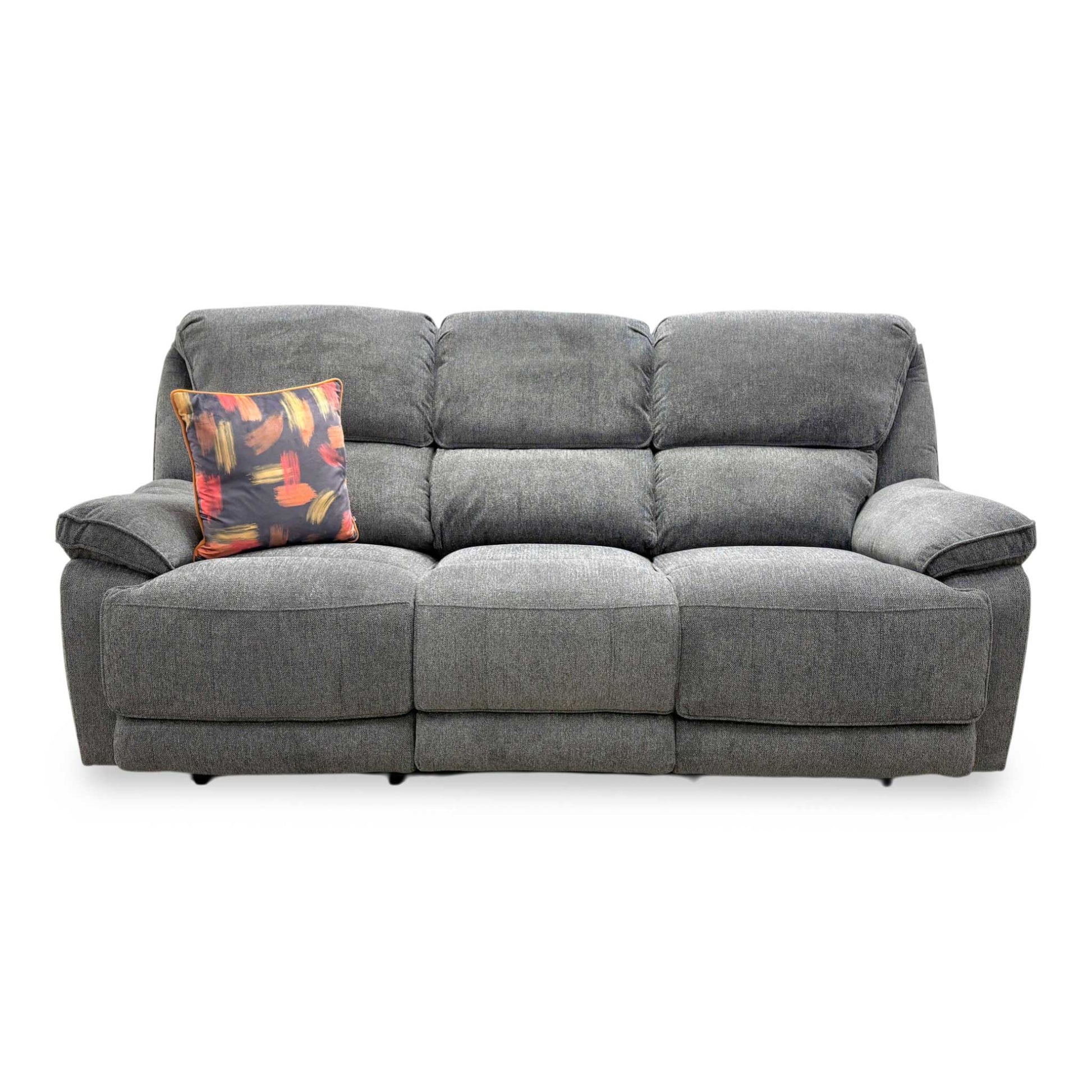 Front view of the Costa sofa with the outer seats in the upright position.