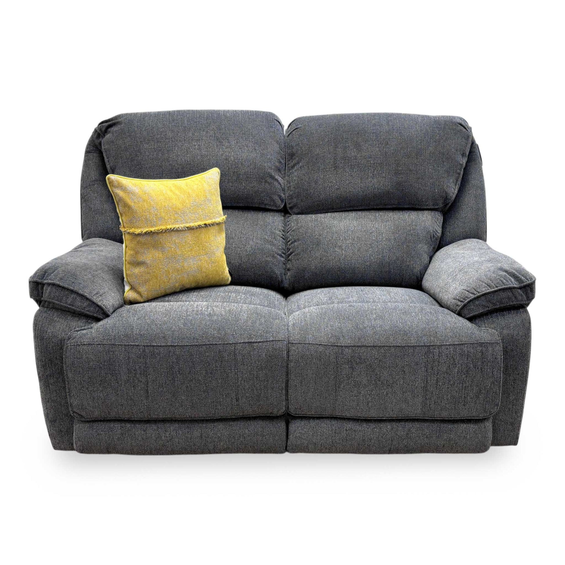 Front-facing view of the Costa 2-seater sofa showing the plush, split-back cushion design.