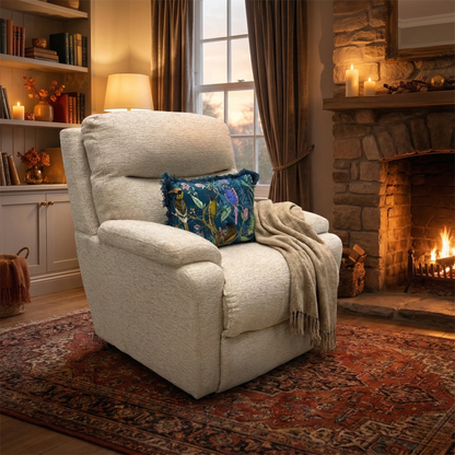 La-Z-Boy Townley Brushstrokes Beige Fabric Armchair