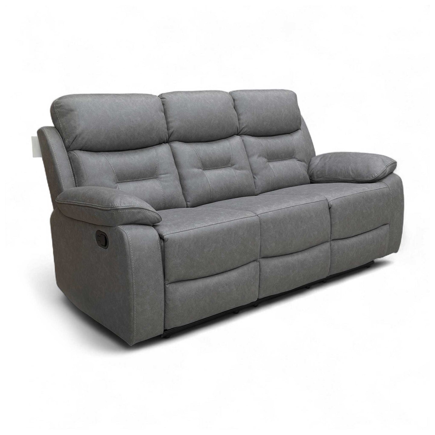 Full back view of the ‘Beaumont’ High Back Sofa, showing the solid rear construction and fabric finishing.