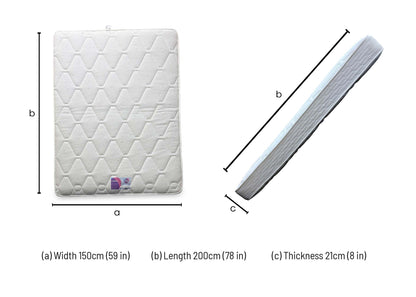 ‘Garda’ Medium-Firm Fully Pocket Sprung Mattress - King