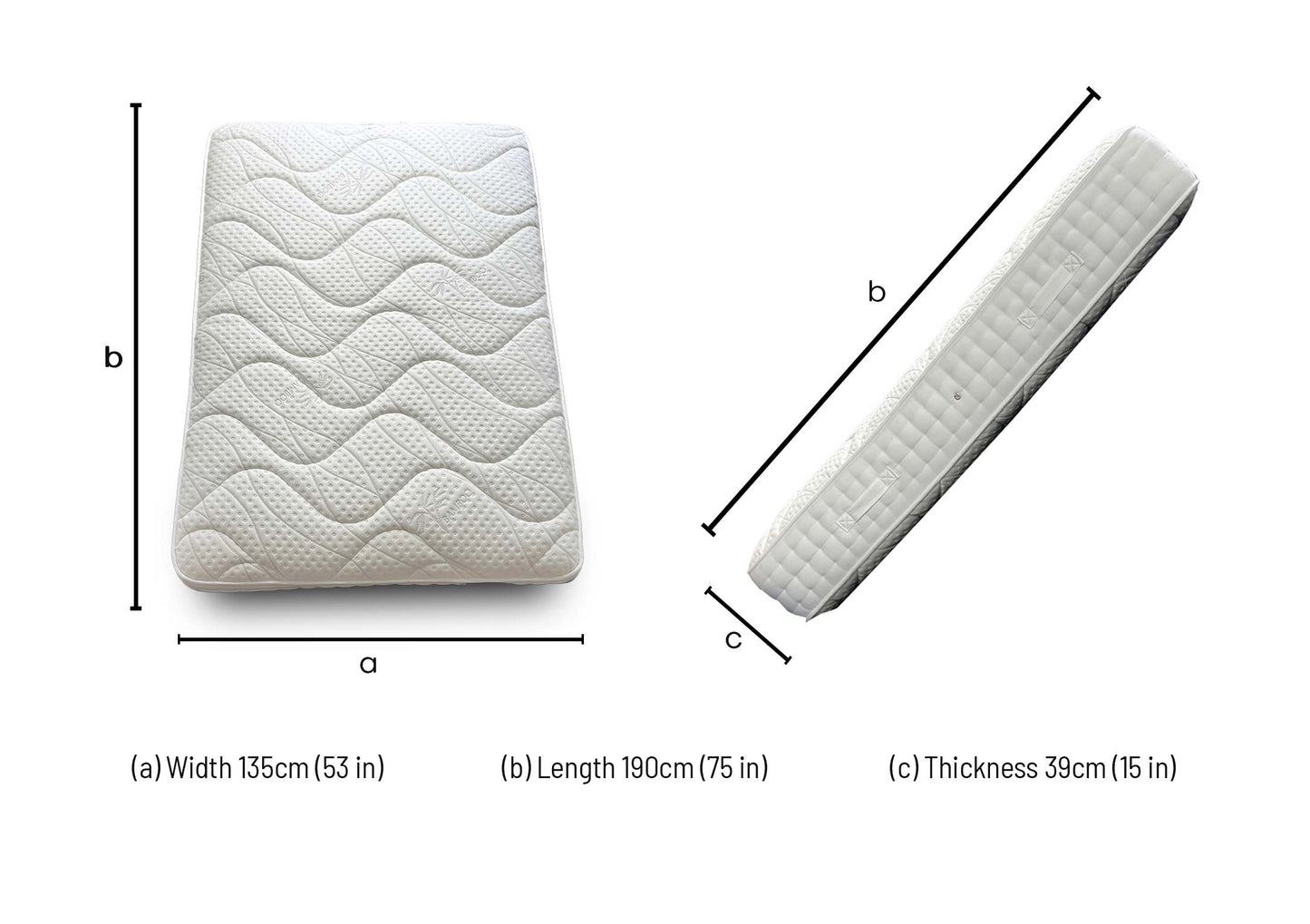 Kudos 2000 Pocket Sprung Mattress - Double