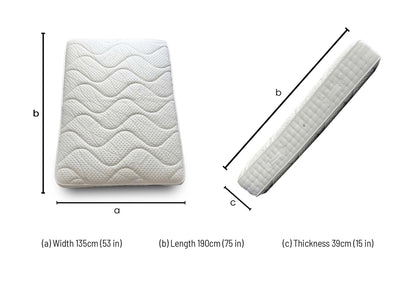 Kudos 2000 Pocket Sprung Mattress - Double