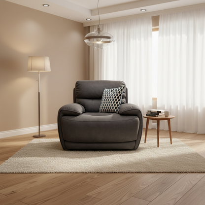 ‘Link’ Grey Heavy Duty Fabric Armchair