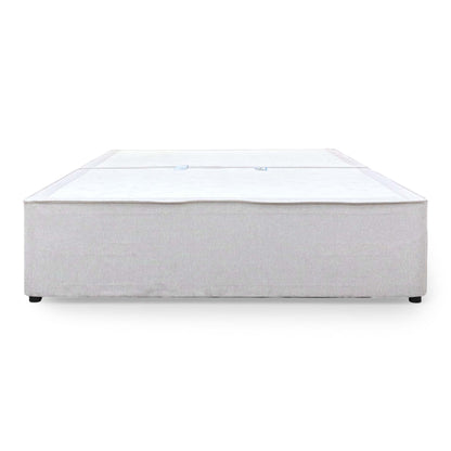 Low-angle shot of the base, showcasing the clean lines and the discreet casters or feet.