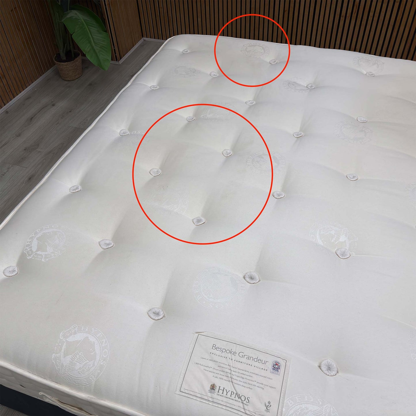 Hypnos ‘Bespoke’ Grandeur Medium Firm 1800 ReActivePro 10-Turn Pocket Spring Super King Mattress - Super King