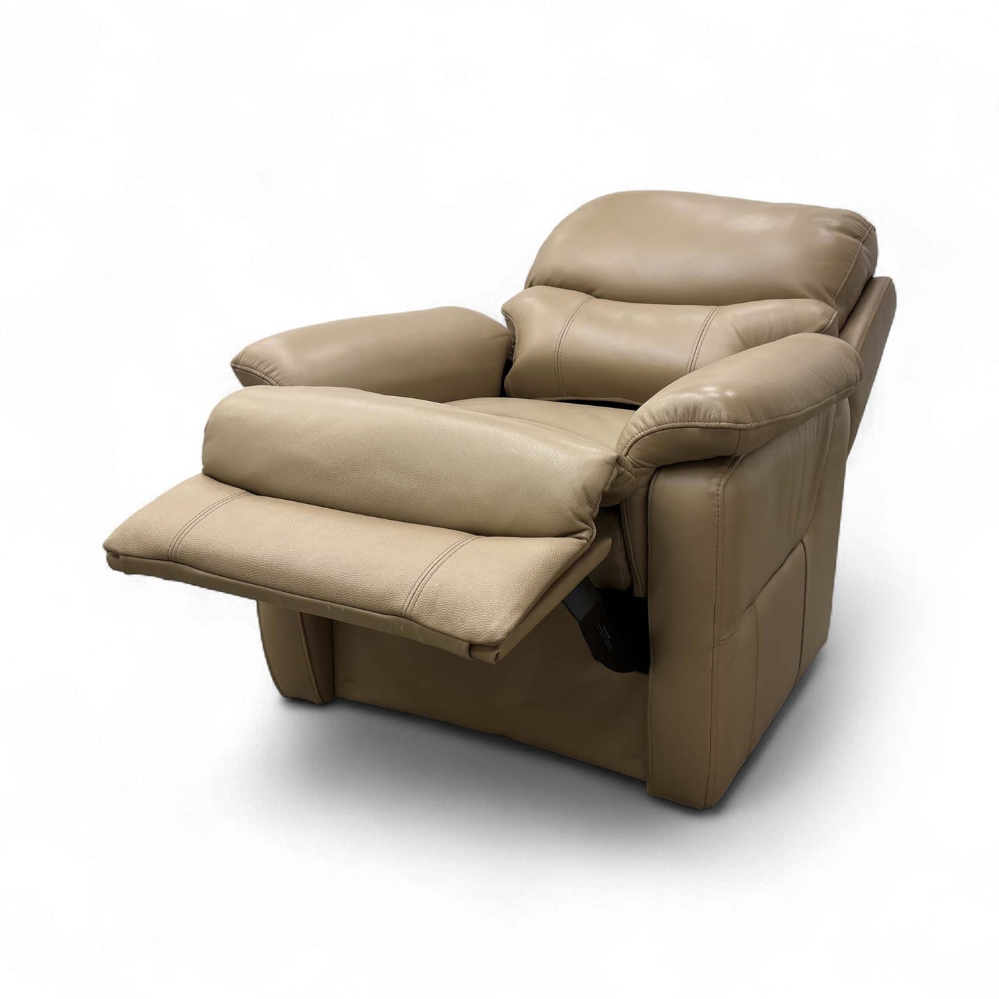Side profile of the 'Evelyn' Lift and Rise Chair, showing the shape of the high back and side panel.