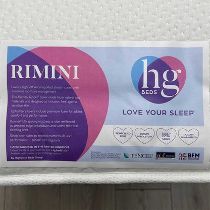 'Rimini' Eco Fully Pocket Sprung Mattress - Single - product photo 7