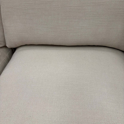 Close-up of the plush back cushions and seat cushions, emphasizing the soft but supportive filling.
