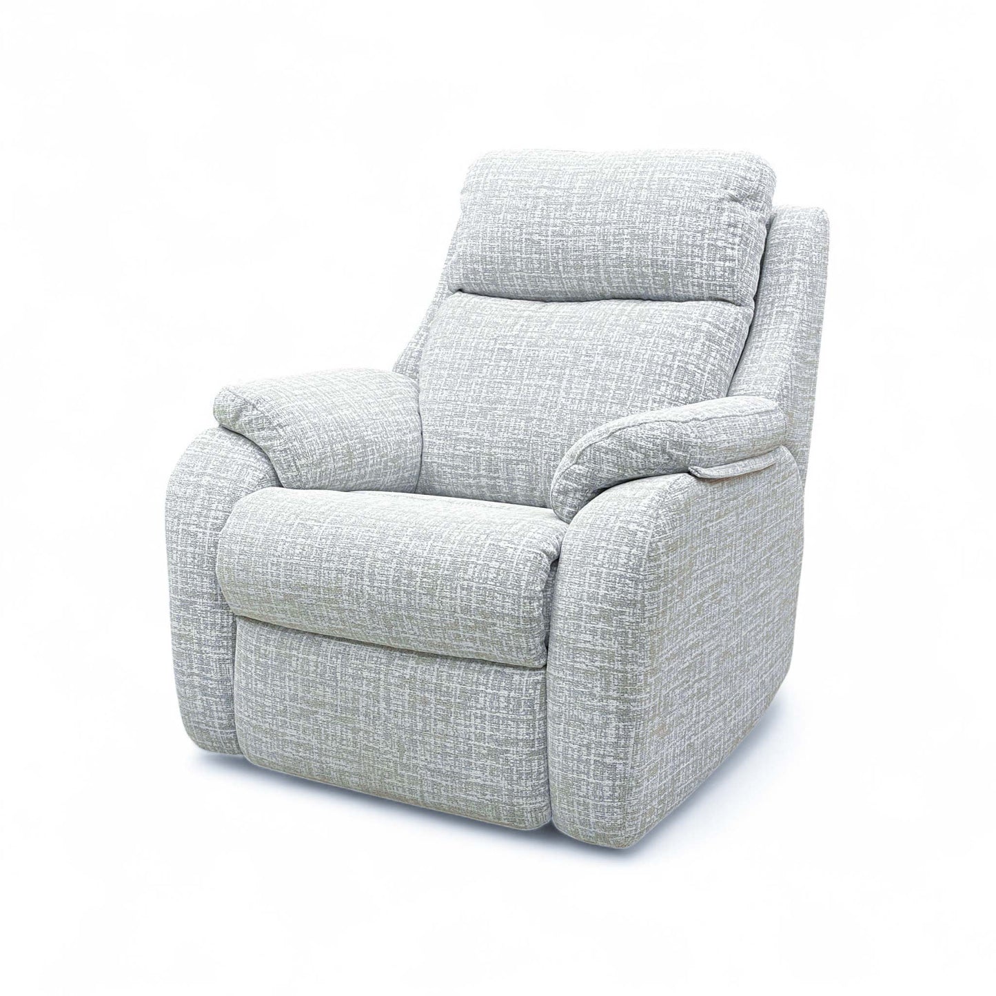 G Plan ‘Kingsbury’ B102 Shore Oatmeal Woven Fabric Power Recliner Armchair