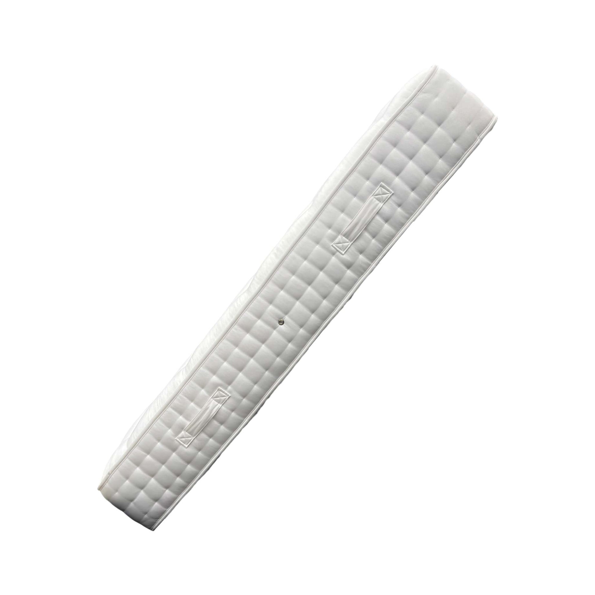 Side profile of the Highgrove mattress, showcasing the structured 30cm depth and the premium finish of the pocket sprung construction.