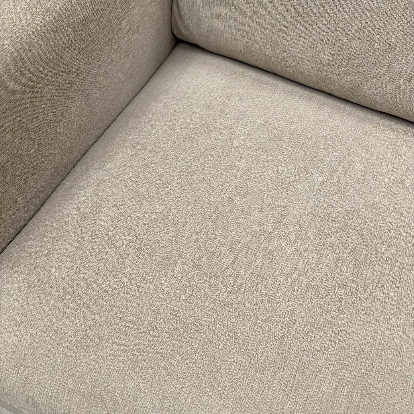 ‘Esprit' Silver Ebony Feet Fabric Right Hand Facing Open End Chaise Sofa Bed with Storage