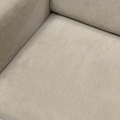 ‘Esprit' Silver Ebony Feet Fabric Right Hand Facing Open End Chaise Sofa Bed with Storage