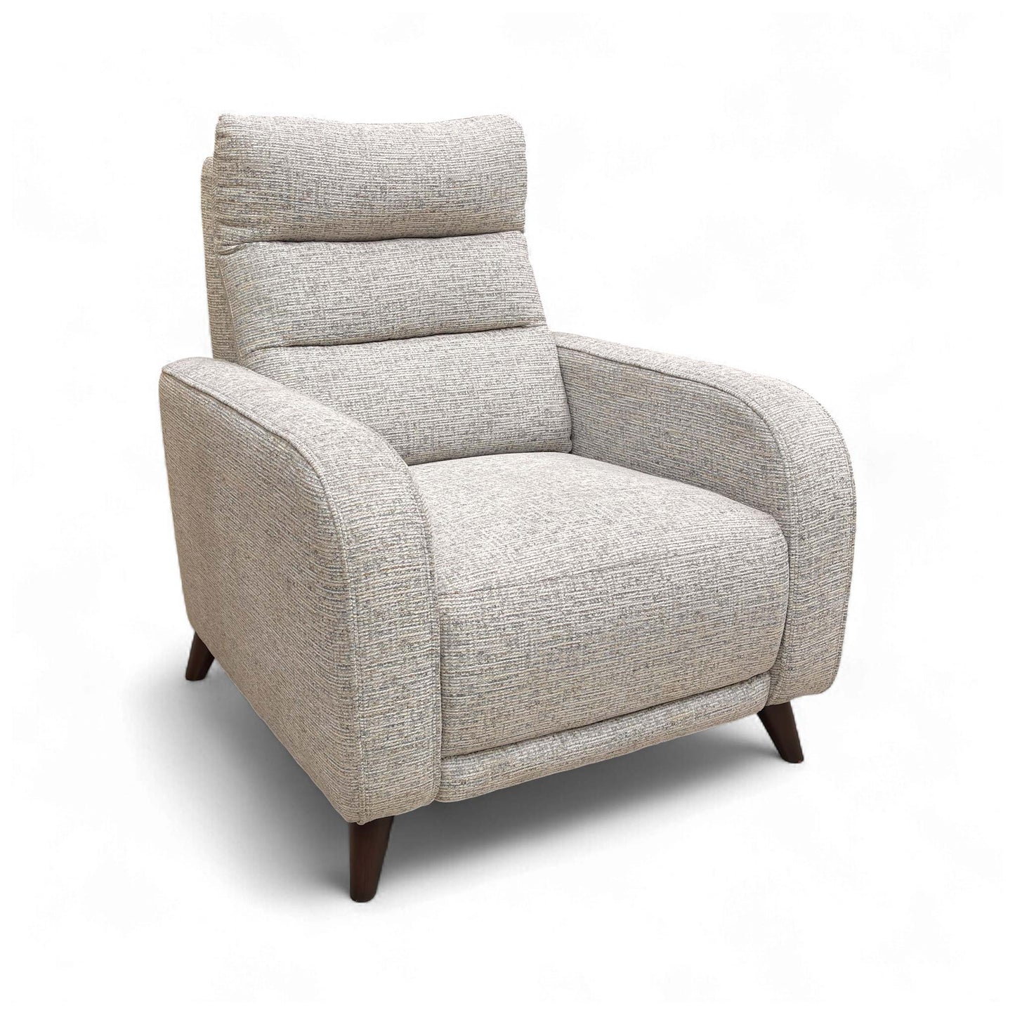 ‘Quinn’ Light Grey Fabric Armchair