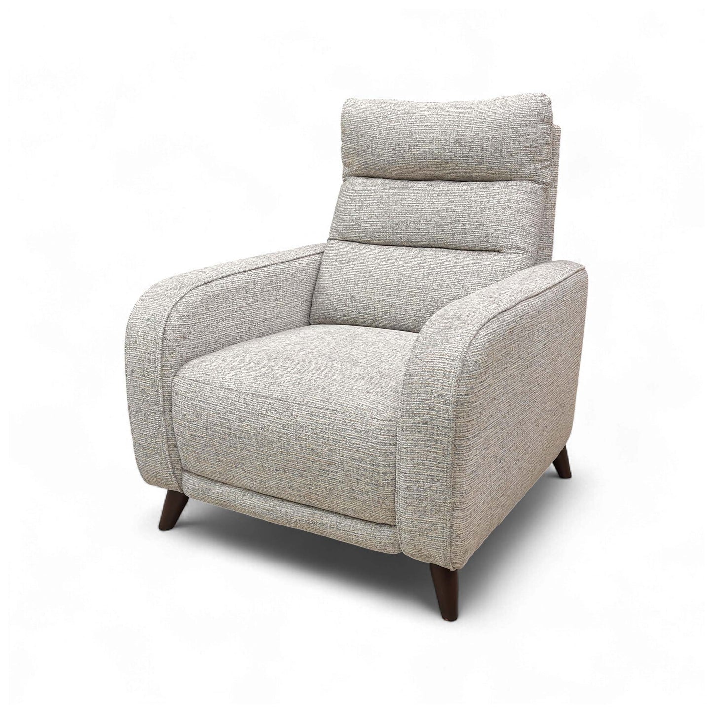 ‘Quinn’ Light Grey Fabric Armchair