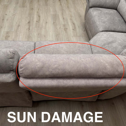 ‘Berlin’ Dapple Light Grey Velvet Modular Corner Sofa