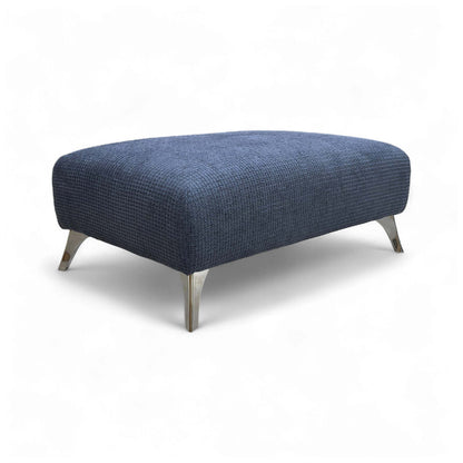 'Dawson' Indigo Dawson Plain Bench Footstool