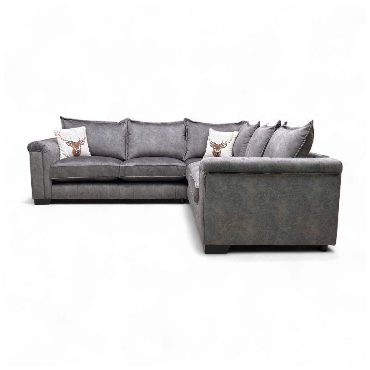 view of the central seating area and back cushions of the full 'Dolcie' modular sofa.