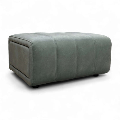 Full view of the closed footstool from a straight angle.