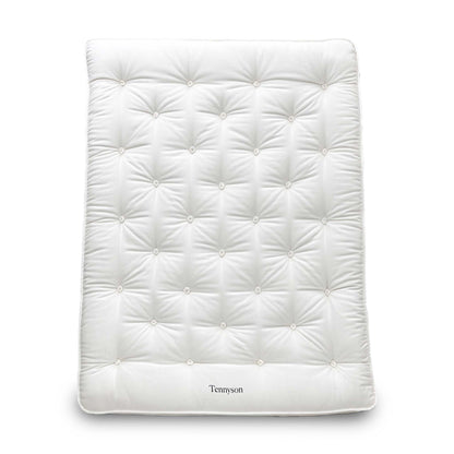 Full view of the King-size Harrison Spinks 'Tennyson' 8000 Pocket Spring Mattress, showcasing the deep-quilted top and robust side borders.