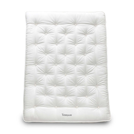 Full view of the King-size Harrison Spinks 'Tennyson' 8000 Pocket Spring Mattress, showcasing the deep-quilted top and robust side borders.