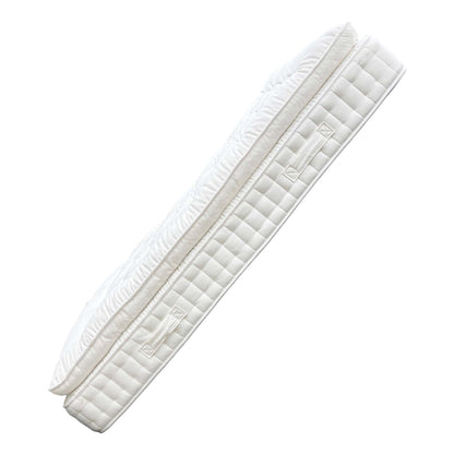 Close-up of the mattress side and handles.