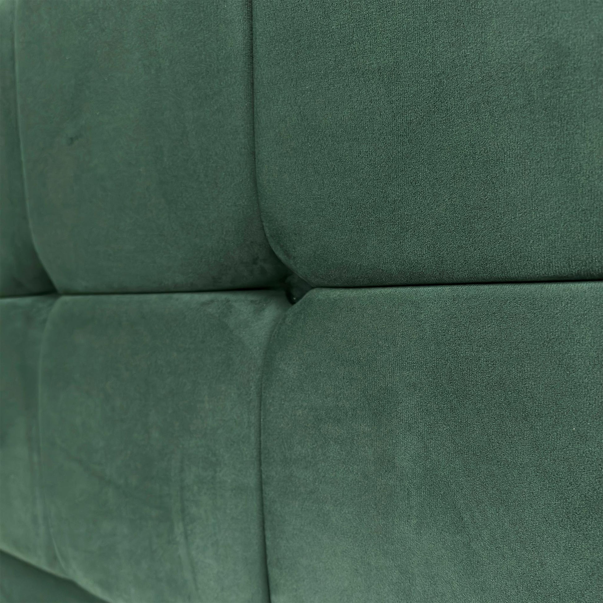 Close-up of the plush velvet texture.