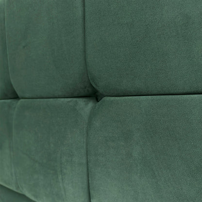 Close-up of the plush velvet texture.