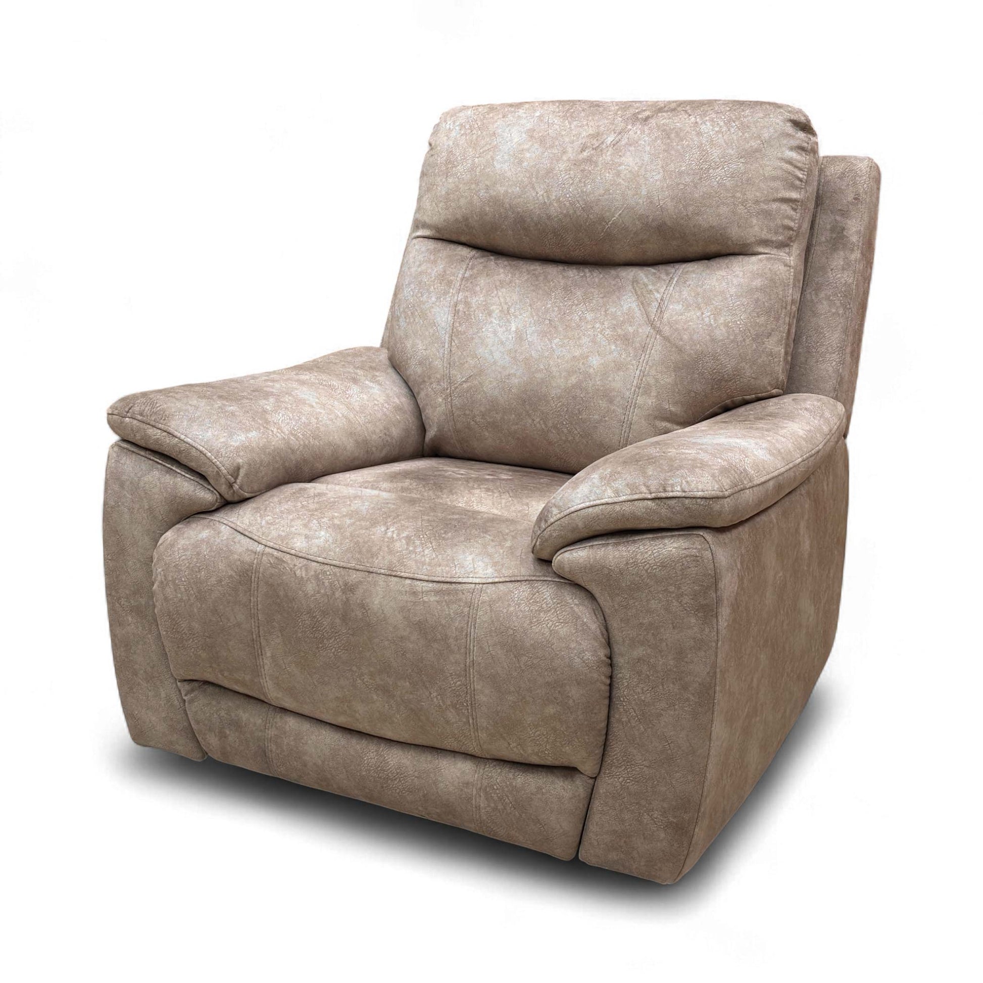 Side view of the 'Sloane' Recliner Chair in the position.