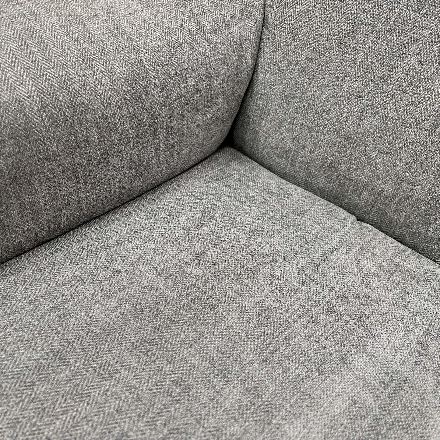 Close-up of the fabric texture and stitching.