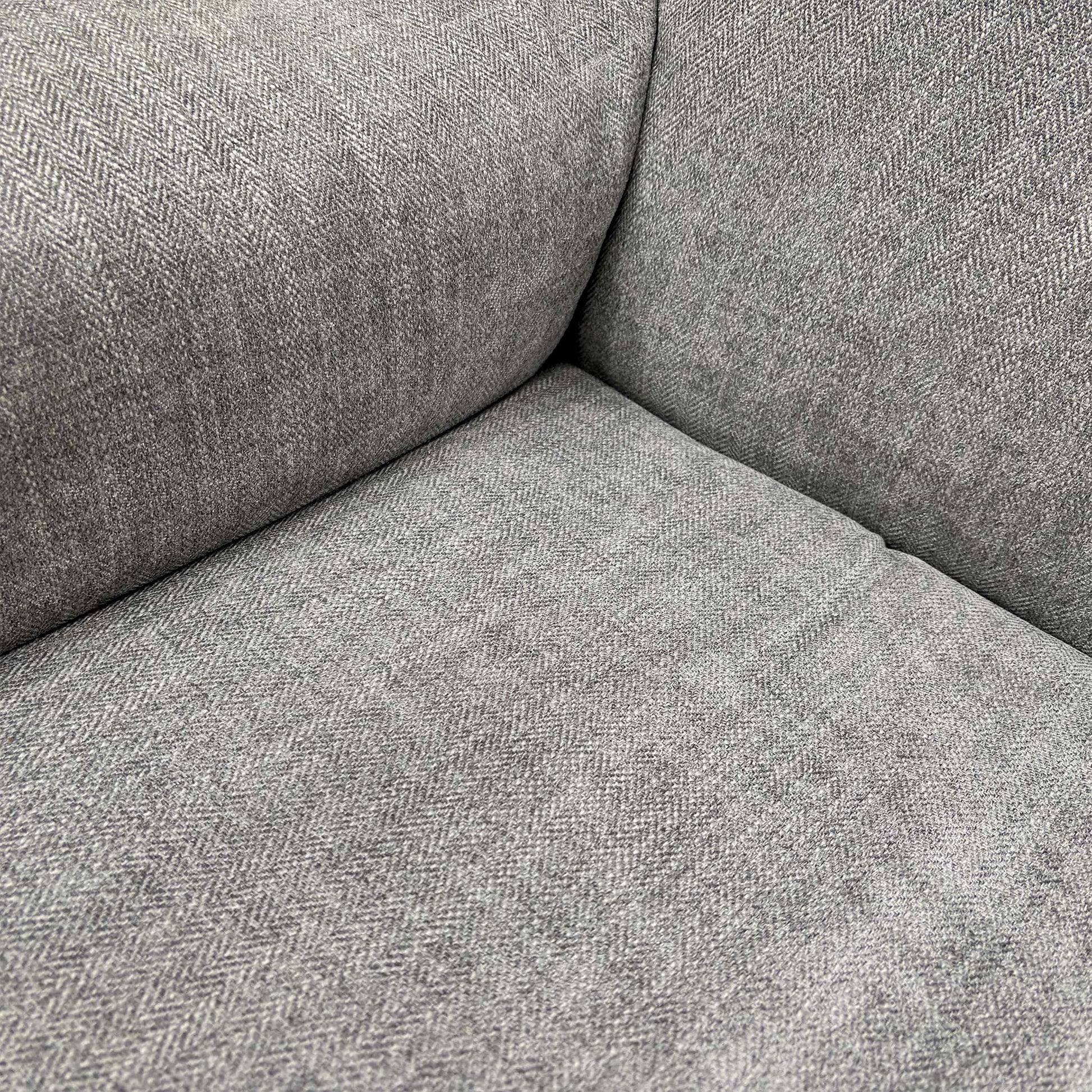 Close-up of the fabric texture and stitching.